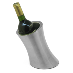 DULTON Stainless wine cooler (390030-00) ダルトン ステンレス ワインクーラー ボトルをセットした状態