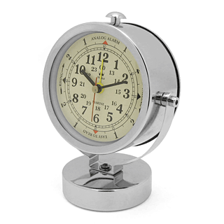 Delight Corporation/有限会社 デライトコーポレーション/MERCURY MARINE Alarm Clock CHROME (CL023) ALARM MIRROR CLOCK / アラーム ミラー／クロック  メインイメージ