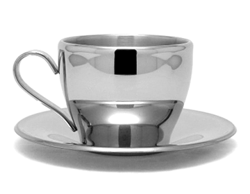 DULTON/株式会社ダルトン Stainless cup & saucer ESPRESSO (CH03_K06) STAINLESS CUP & SAUCER / ステンレス カップ＆ソーサー  メインイメージ
