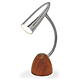 WOOD BASE DESK LAMP